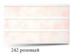 ПВХ вагонка трехсекционная 242 розовый