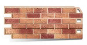 Цокольный сайдинг "Альта-профиль" (Кирпич бежевый комби)