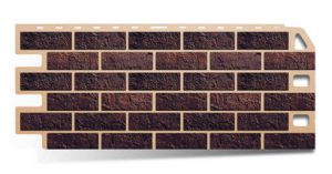 Цокольный сайдинг "Альта-профиль" (Кирпич жженый)