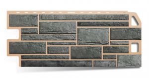 Цокольный сайдинг "Альта-профиль" (Камень серый)