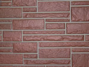 Цокольный сайдинг "Nailite" (MOUNTAIN RED)