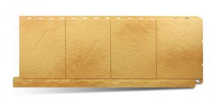 Цокольный сайдинг "Альта-профиль" (Златолит)